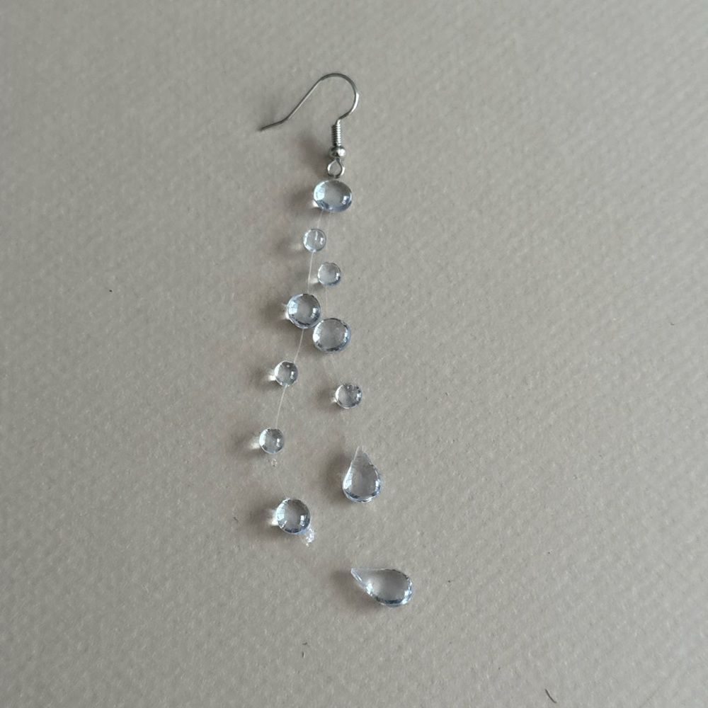 Water Drop Earring #1734 - Picture 2 of 3